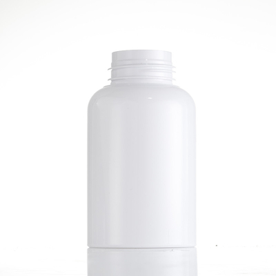 de Beige Ronde Plastic Fles van 500ml 200ml voor Schoonheidsmiddelen