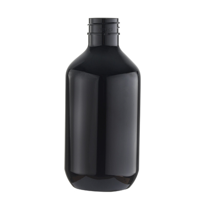 Round 300ml Dark Brown Shampoo Pump Bottle Empty Refillable Liquid Hand Sanitizer For Disinfection