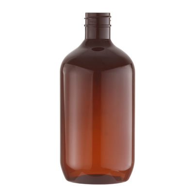 Dark Brown Translucent PET Foam Pump Bottle 900ml For Body Wash Shampoo