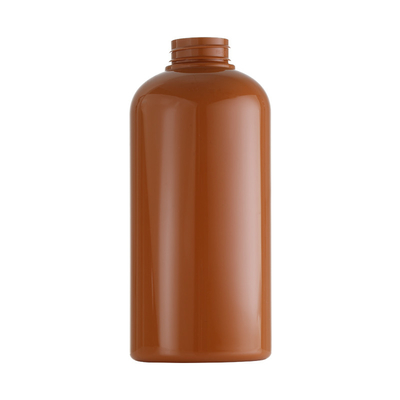Ginger Yellow Glossy Round Plastic-Fles/Verpakkingsfles/Flessenmond 32mm