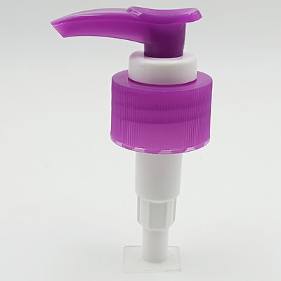 28/410 Purpere Draaibare Plastic Lotionpomp voor Haarwas
